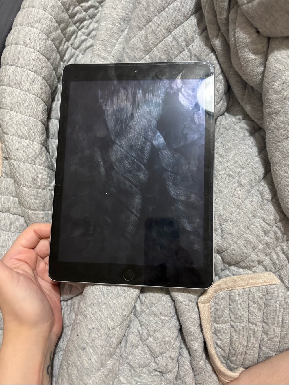 Apple Tablet with Black Front and Silver Edge